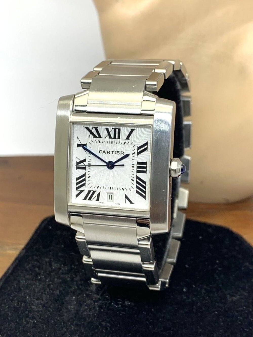 Cartier Tank Francaise W51002Q3 Women's Watch Swiss Automatic Stainless Steel